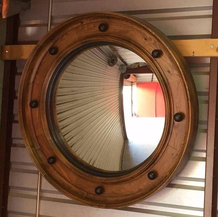 Large English Convex Mirror (42" Diameter) For Sale At 1stdibs Within Large Convex Mirrors (Photo 15 of 20)