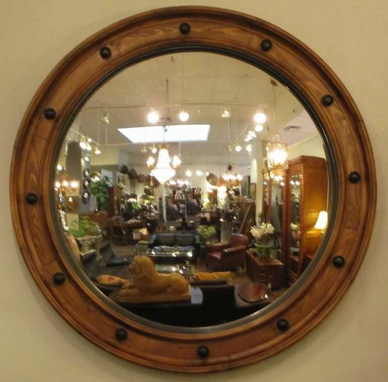 Large English Convex Mirror (58 3/4" Diameter) For Sale At 1stdibs Throughout Large Convex Mirrors (View 18 of 20)