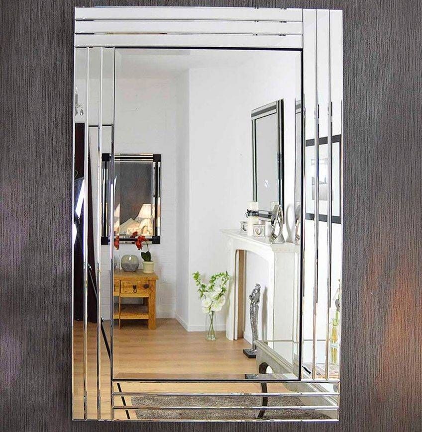 Large Glass Bevelled Wall Mirror – Harpsounds.co With Regard To Large Glass Bevelled Wall Mirrors (Photo 6 of 20)