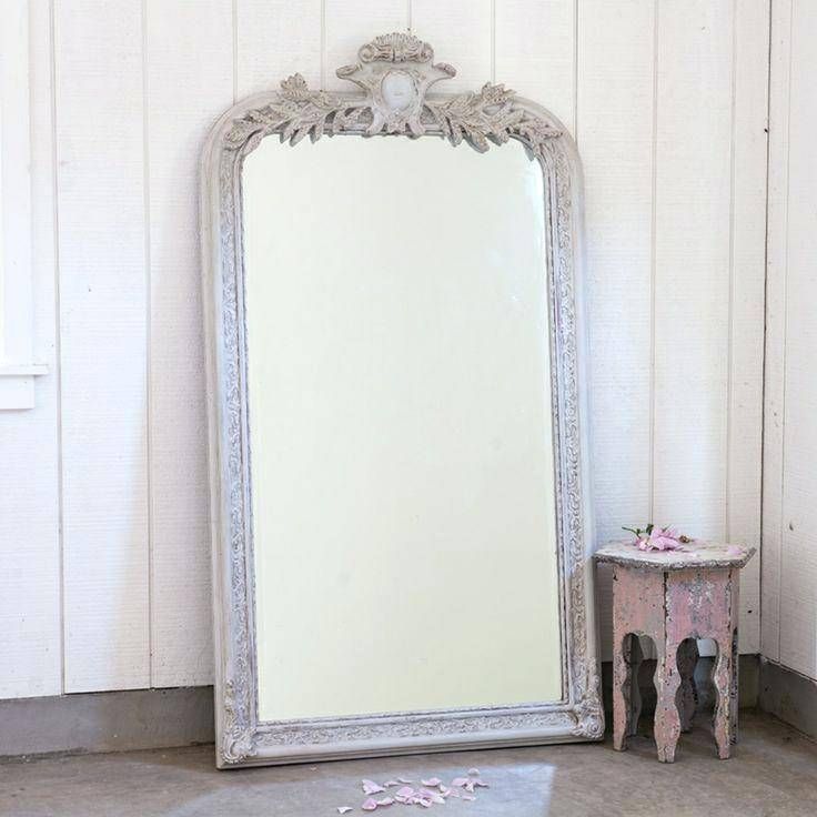 Large Green Mirror Mint Ornate Shabby Chic Cottage Big Mirrorlarge Pertaining To Shabby Chic Large Mirrors (View 13 of 20)
