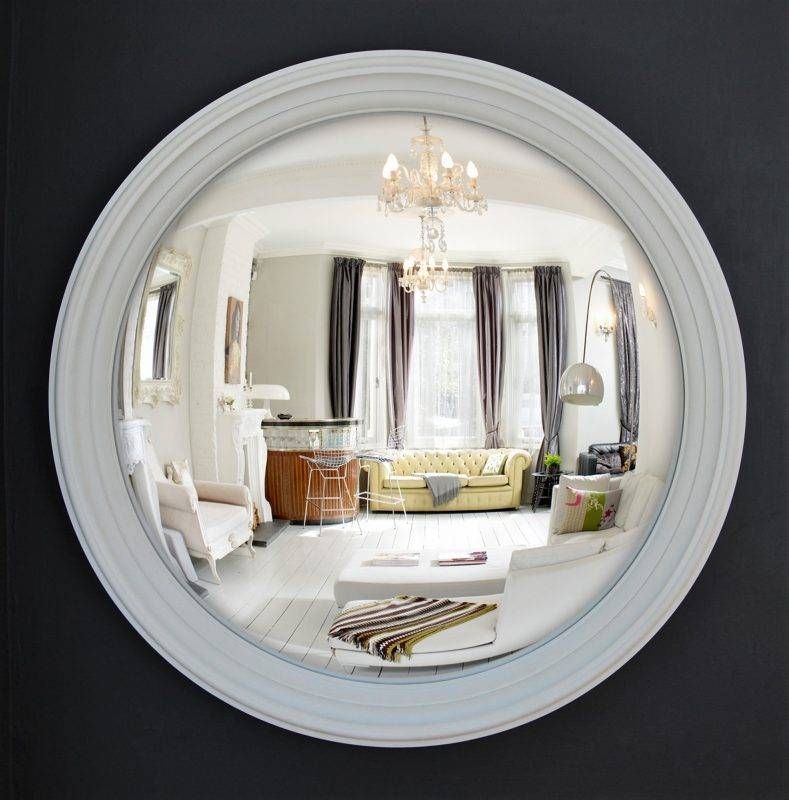 Large Lucca Convex Mirror | Omelo Decorative Convex Mirrors Omelo In Large Round Convex Mirrors (View 9 of 30)