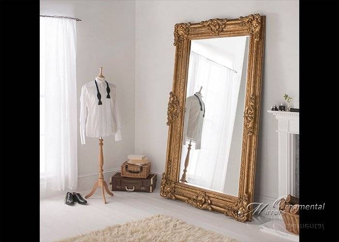 Large Mirrors, Large Decorative Mirrors Pertaining To Extra Large Gold Mirrors (Photo 4 of 15)