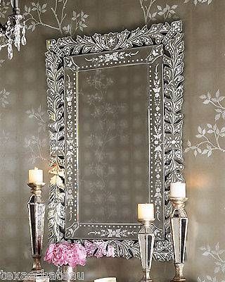 Large Ornate Antique Venetian Style Wall Mirror Vanity Bathroom With Antique Style Wall Mirrors (View 16 of 20)