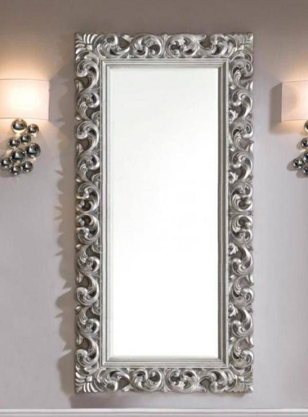 Large Ornate Mirror In Gold Colour Finish Intended For Ornate Large Mirrors (Photo 6 of 20)