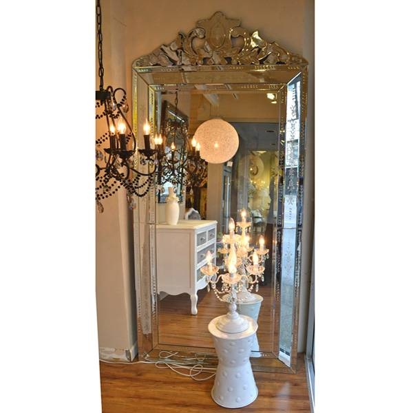 Large Venetian Floor Mirrors