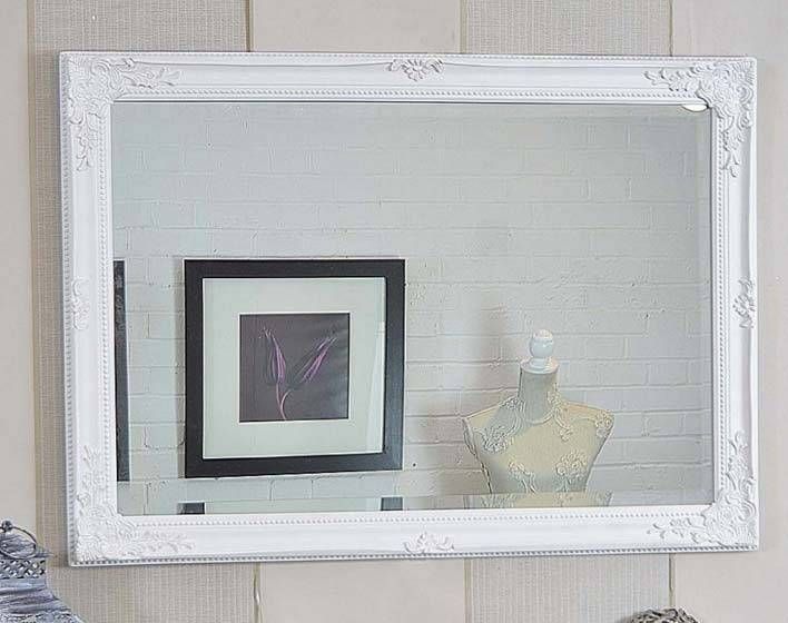 Large White Shabby Chic Mirror – The Shabby Chic Guru Intended For Large Shabby Chic Mirrors (Photo 20 of 20)