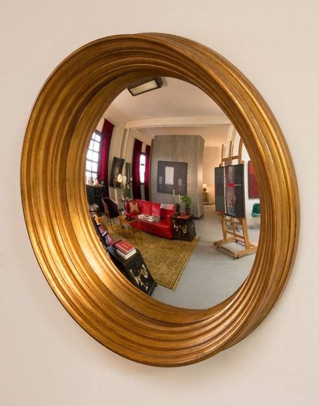 Latitude Run Dorian 24" Decorative Convex Wall Mirror & Reviews Inside Convex Wall Mirrors (Photo 28 of 30)