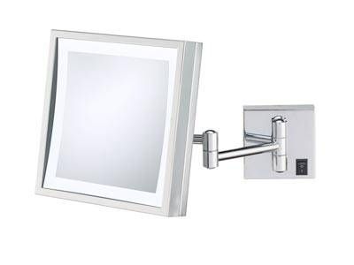 Led Lighted Mirrorsaptations/kimball & Young Regarding Chrome Wall Mirrors (View 12 of 20)