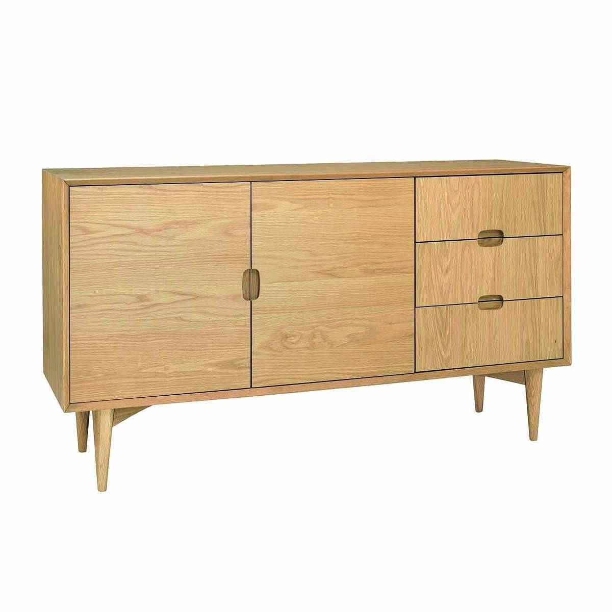 Life Interiors – Stockholm Sideboard (oak) – Modern Sideboards For With Regard To Sideboards Oak (View 3 of 20)