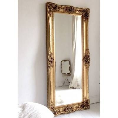 Long 8ft X 3ft Gold Antique Style Monaco Mirror – Ayers & Graces With Regard To Long Antique Mirrors (Photo 12 of 30)