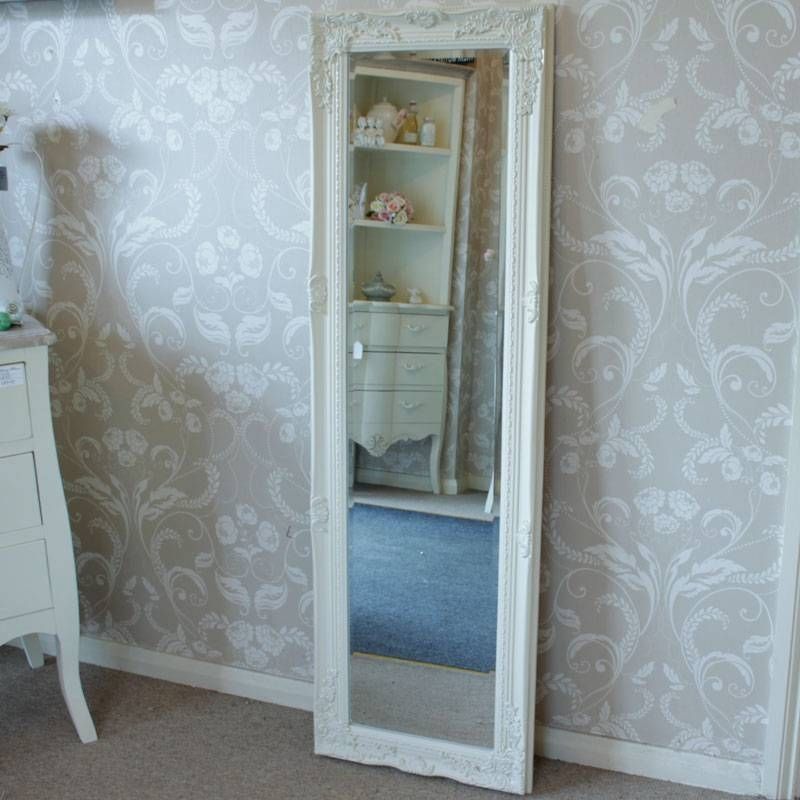 Long Mirrors For Walls, With Full Length Wall Mirror Storage In Slim Wall Mirrors (Photo 11 of 30)