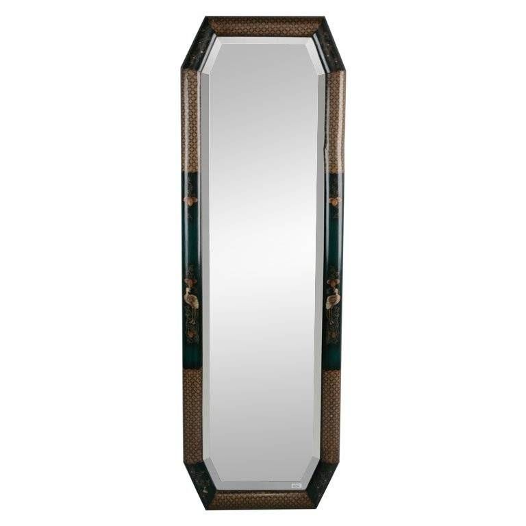 Long Narrow Chinoiserie Mirror At 1stdibs For Long Narrow Mirrors (View 5 of 20)