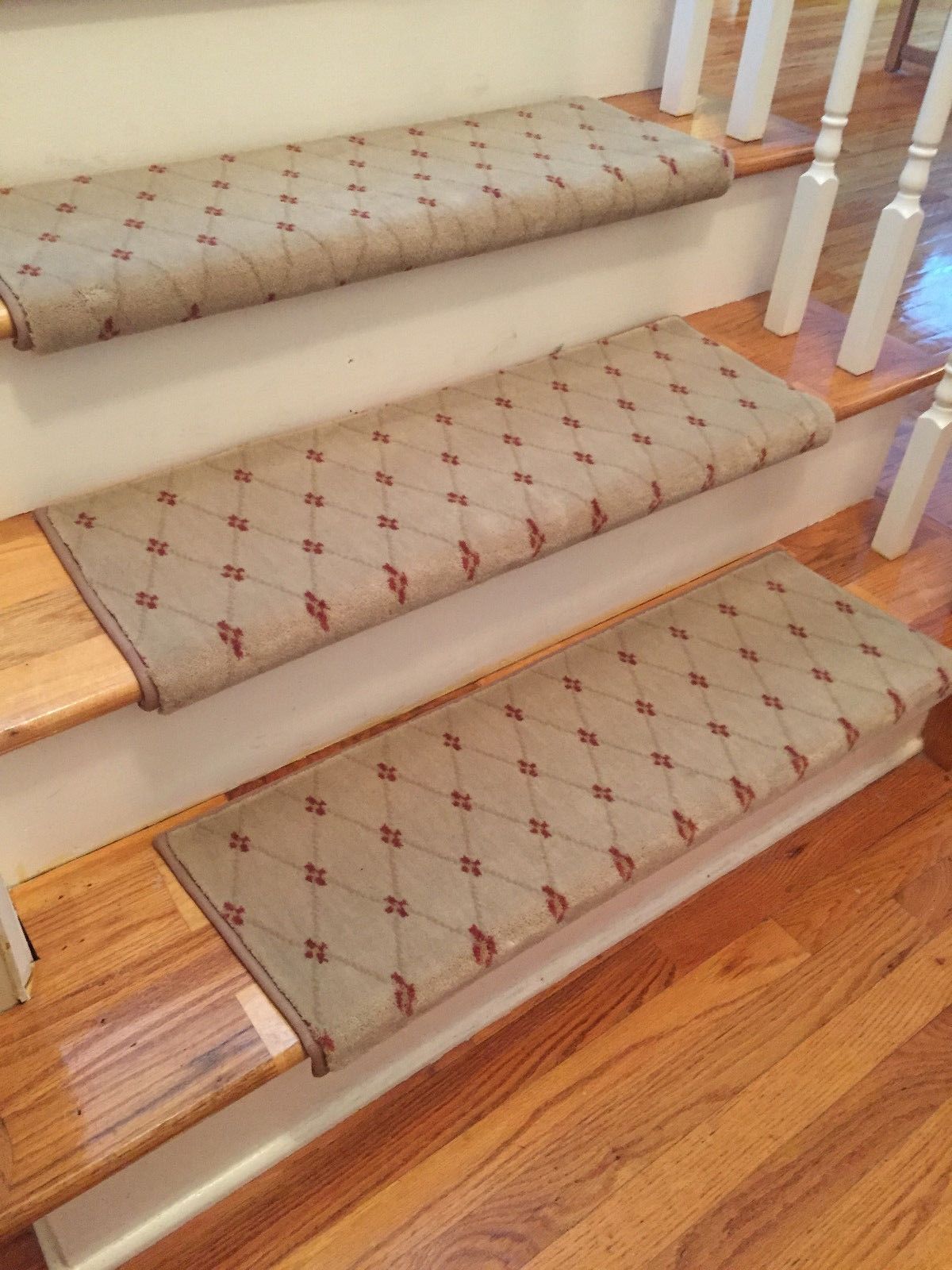 Longfellow Custom Wool True Bullnose Carpet Stair Tread Sold With Regard To Bullnose Stair Tread Carpets (View 12 of 20)