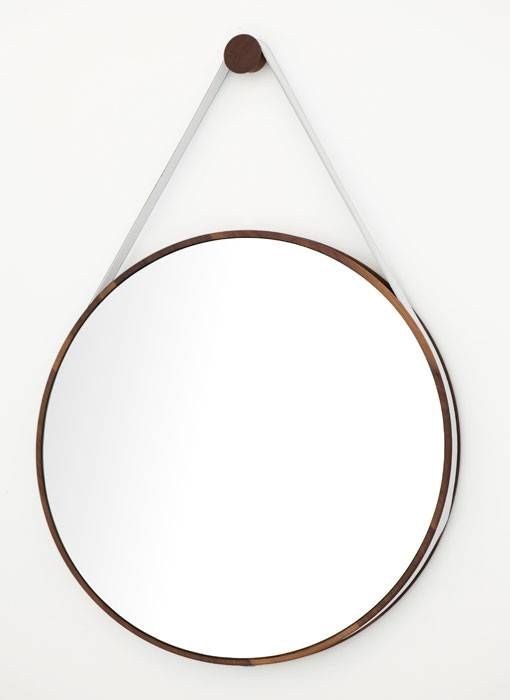 Loop Mirror | Noble & Wood Pertaining To Large Leather Mirrors (View 4 of 30)