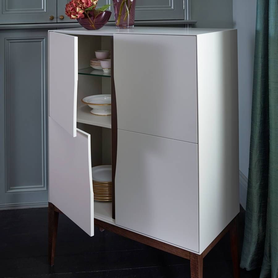Lux Tall Square Sideboardgillmorespace | Notonthehighstreet Within Tall Sideboard (View 4 of 20)