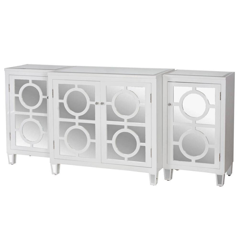 Malta Global Bazaar White Lacquer Mirror Buffet Sideboard | Kathy With Regard To White Mirrored Sideboard (View 2 of 20)
