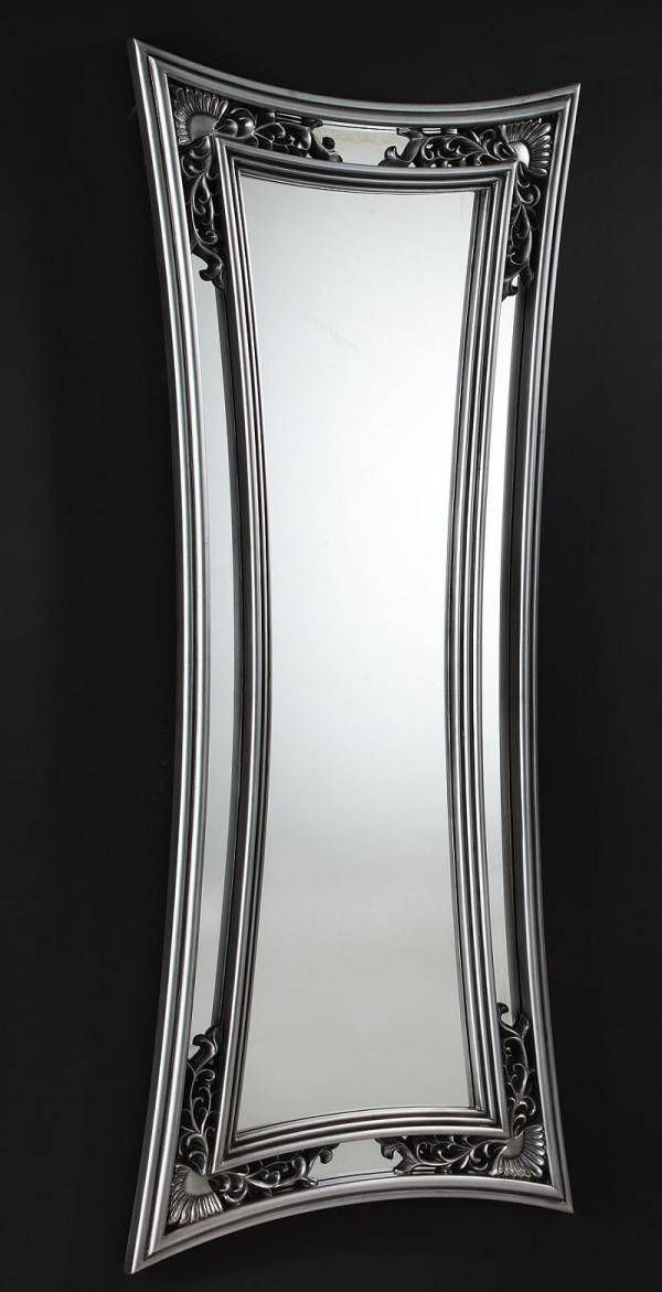 Marte Contemporary Long Mirror In Silver Intended For Silver Long Mirrors (Photo 24 of 30)
