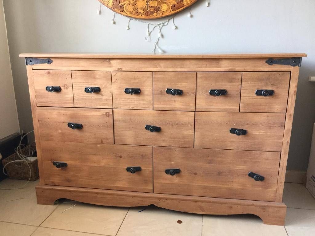 Mexican Pine Effect Sideboard Cupboard | In Brighton, East Sussex With Regard To Mexican Sideboard (View 7 of 20)