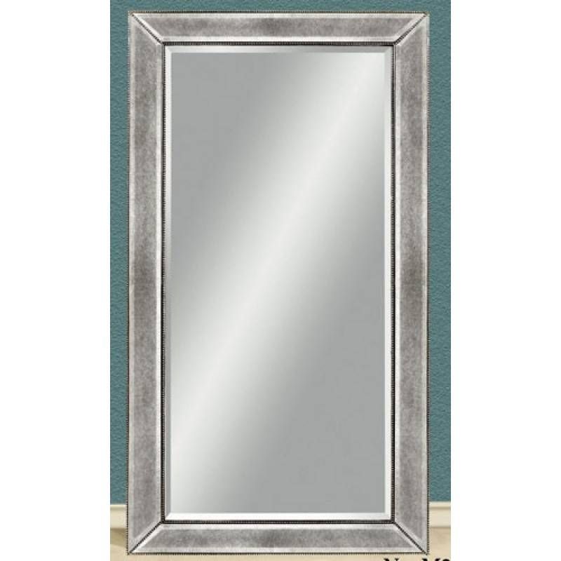 Mirror Company Large Antique Silver Rectangle Wall Mirror Bm M1946b Throughout Rectangular Silver Mirrors (View 3 of 30)