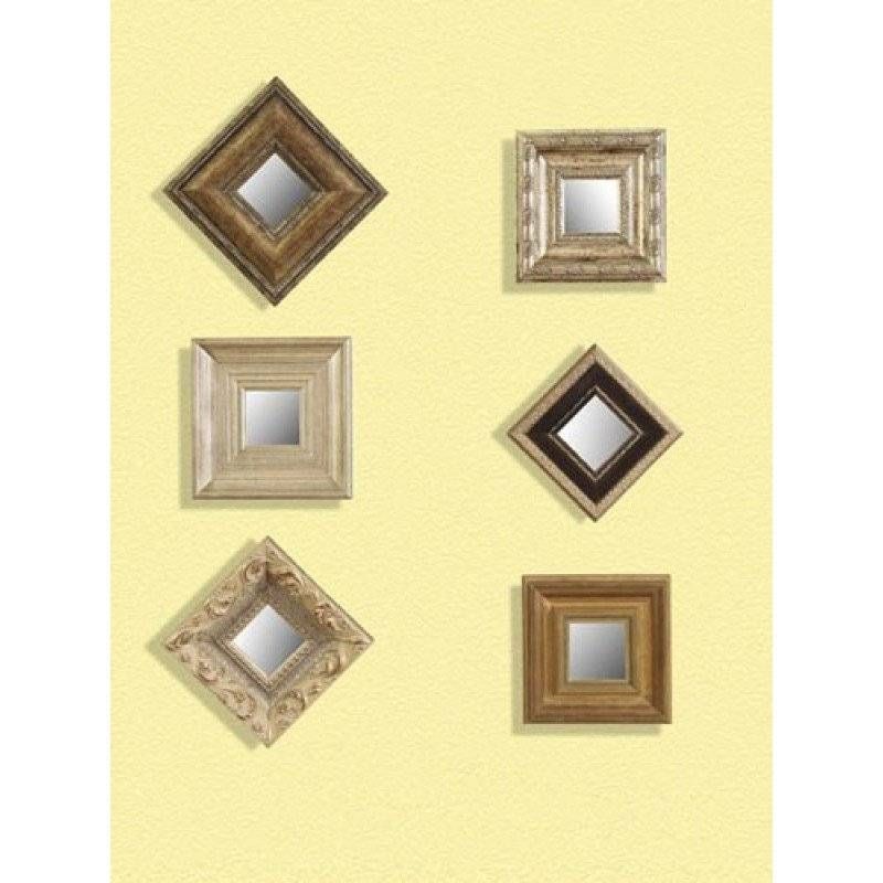 Mirror Company Set Of 6 Decorative Wall Mirrors – Small Bm 6999 898 For Small Decorative Mirrors (View 18 of 20)