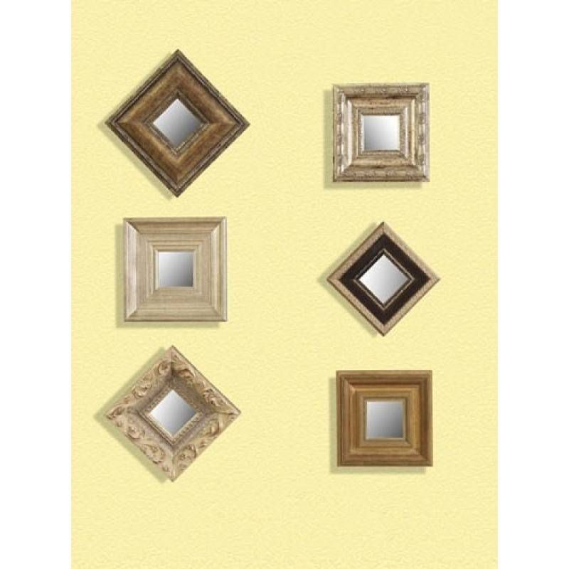 Mirror Company Set Of 6 Decorative Wall Mirrors – Small Bm 6999 898 Inside Small Mirrors (Photo 19 of 20)
