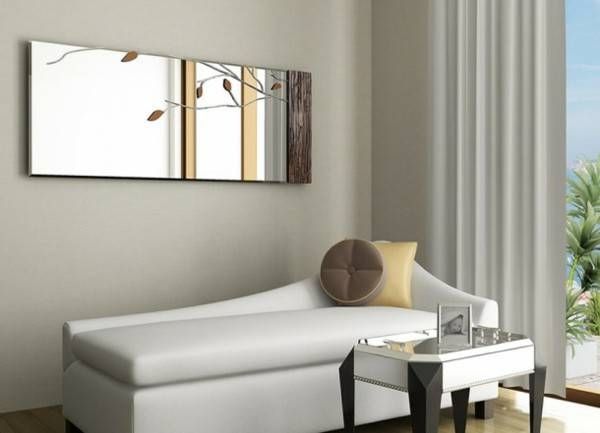 Mirror In The Living Room – Ravishing Mirror Designs | Hum Ideas In Wall Mirrors Without Frame (Photo 19 of 30)