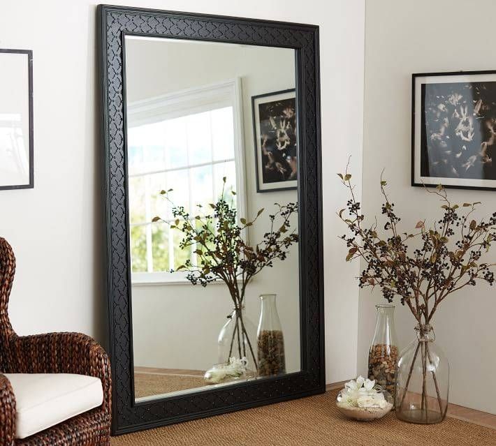 Mirrors: Awesome Black Floor Mirror Floor Mirror Cheap, Full Pertaining To Black Floor Standing Mirrors (Photo 1 of 30)