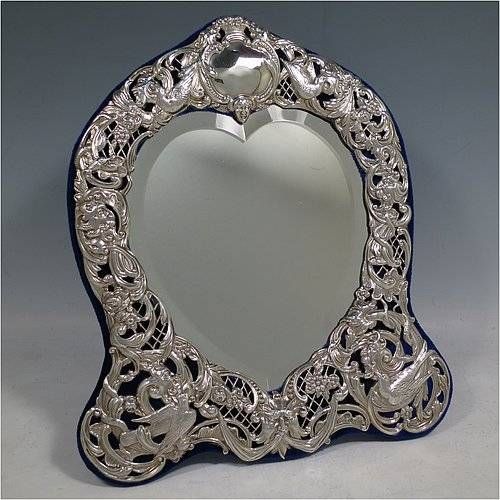 Mirrors In Antique Sterling Silver Bryan Douglas Antique Sterling Inside Antique Silver Mirrors (Photo 18 of 20)