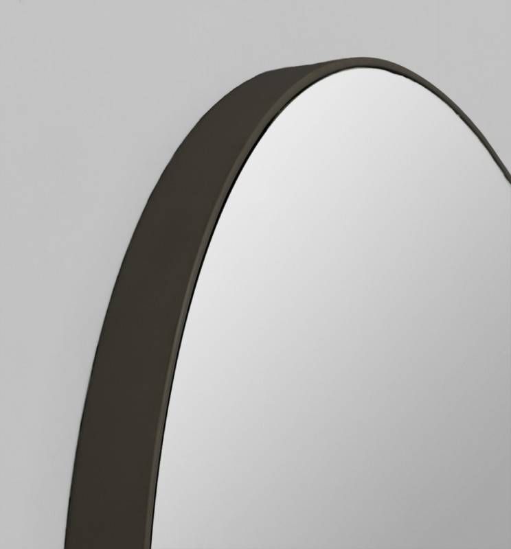Modern Black Circular Round Mirror | Various Sizes | The Block Shop With Regard To Round Black Mirrors (View 4 of 20)