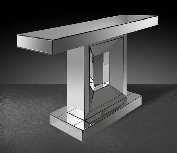 Modern Mirrored Console Table With Mirrors Console Table (Photo 13 of 20)