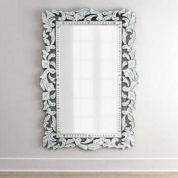 Modern Venetian Rectangle Mirror – Simply Mirrors For Rectangular Silver Mirrors (View 18 of 30)
