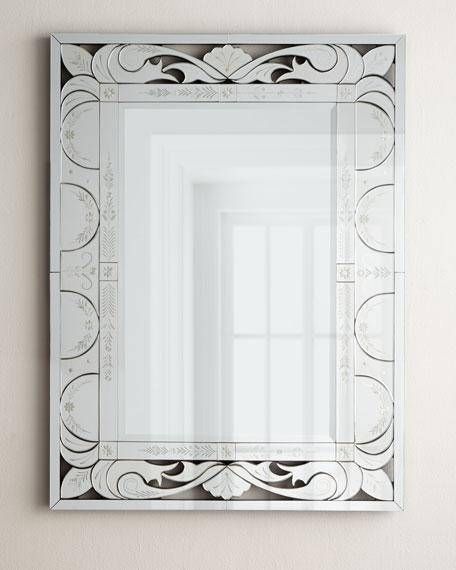 Modern Venetian Rectangle Mirror – Simply Mirrors Throughout Modern Venetian Mirrors (View 7 of 20)
