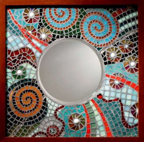 Mosaic Artists Gallery Photos Of Mosaic Mirrors – Showcase Mosaics With Mosaic Mirrors (View 7 of 20)