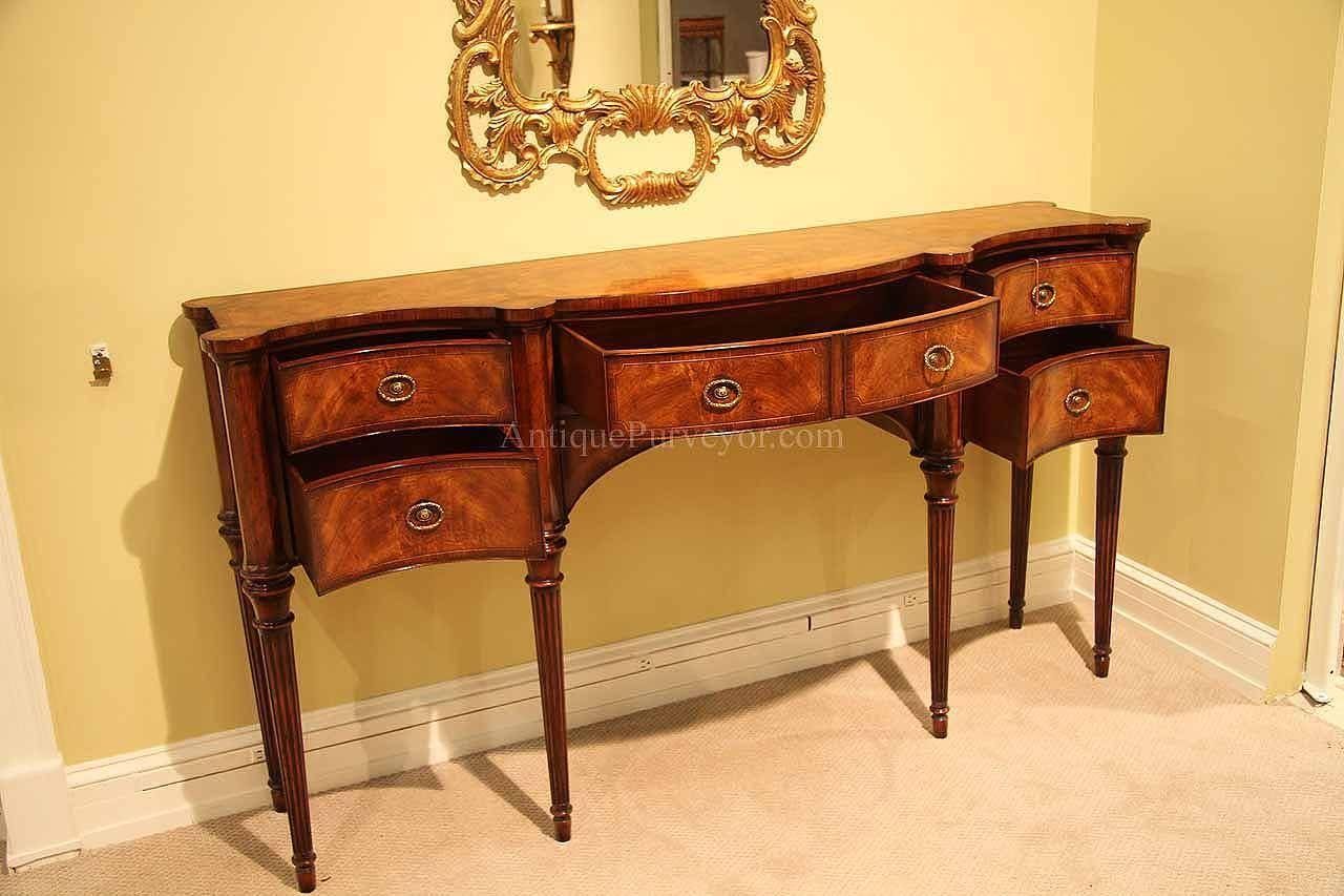 Narrow Mahogany Sideboard For Dining Room Great Console Table For Traditional Sideboard (Photo 18 of 20)