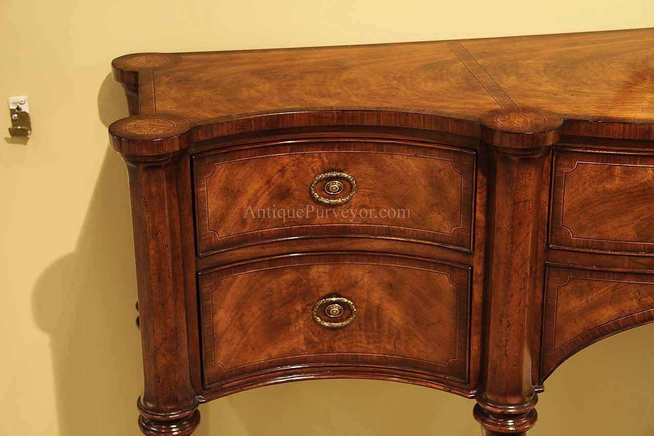 Narrow Mahogany Sideboard For Dining Room Great Console Table Pertaining To Traditional Sideboard (Photo 17 of 20)