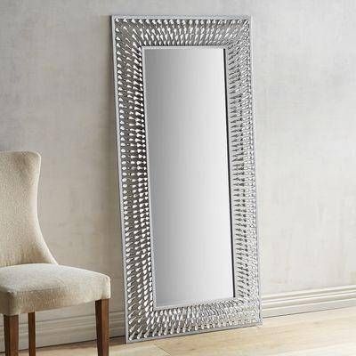 Natalie Floor Mirror Throughout Rectangular Silver Mirrors (Photo 19 of 30)