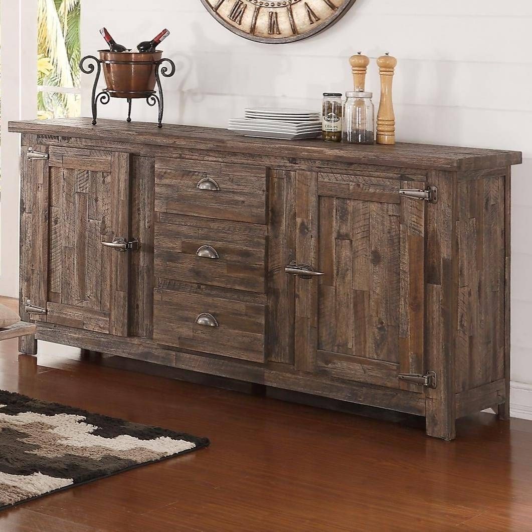 New Classic Tuscany Park Sideboard With Freezer Style Door Latches Pertaining To Tuscany Sideboard (Photo 17 of 20)