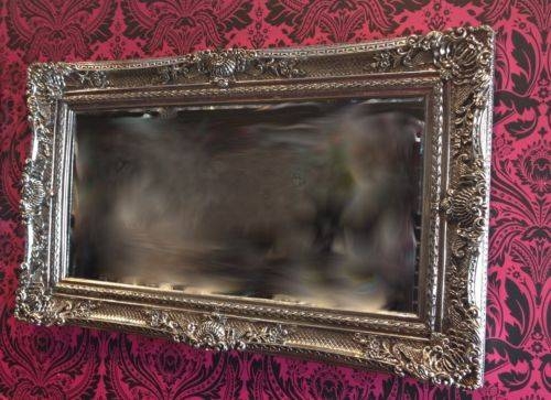 New Large Ornat Gilt Antique Beveled Edge French Style Wall Mirror For Large Antique Wall Mirrors (Photo 1 of 20)