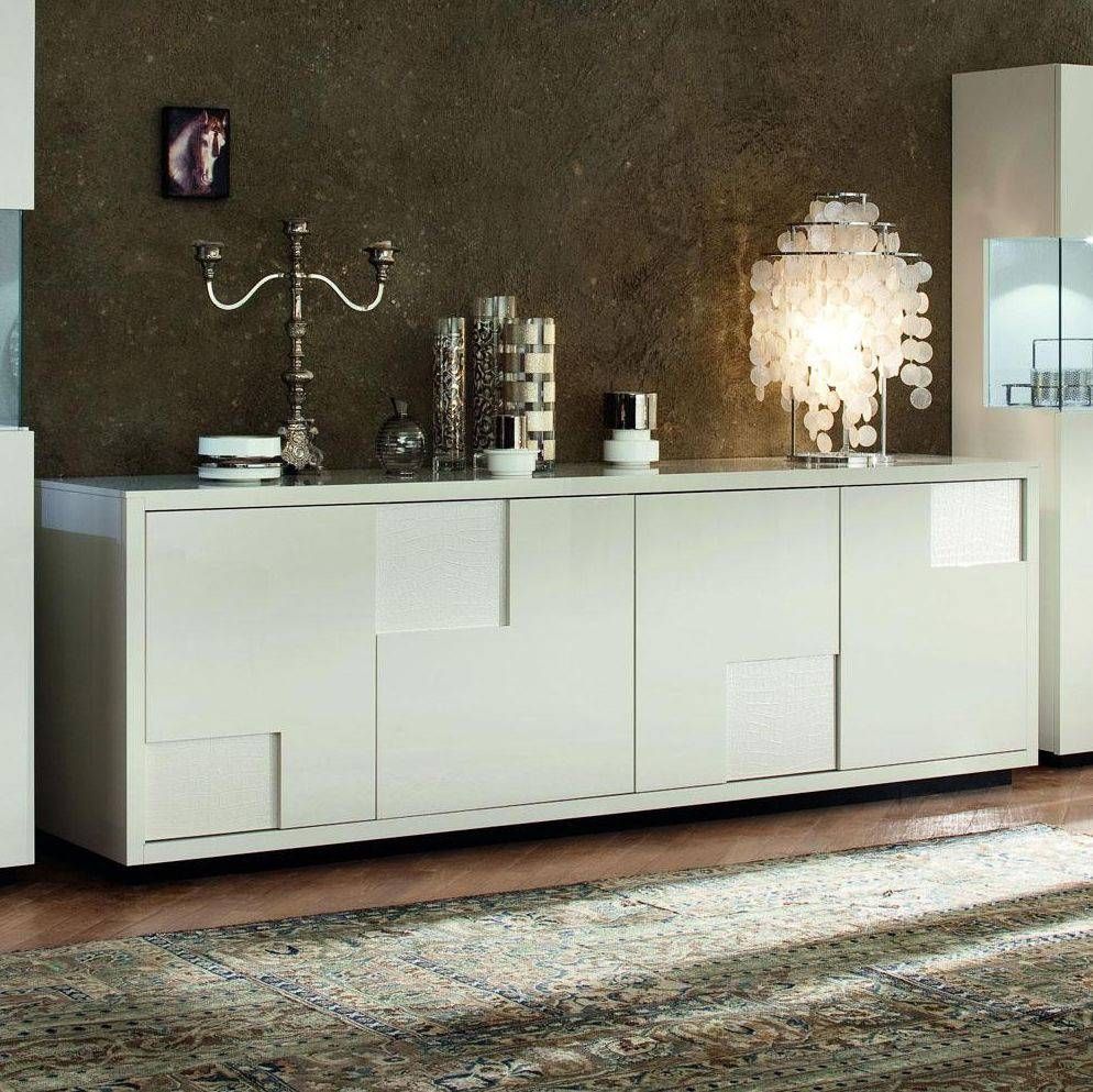 Nightfly White Buffet | Sideboards And Servers With Regard To White Sideboards Furniture (Photo 4 of 20)