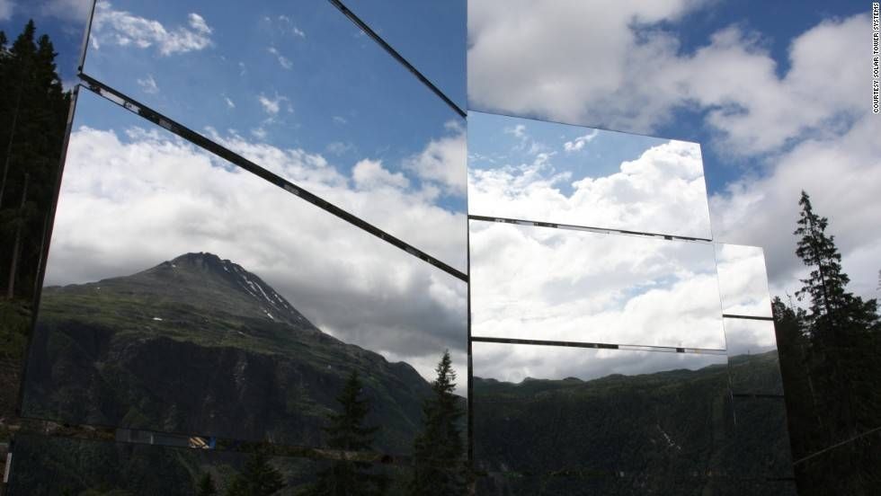Norwegian Town Installs Giant Mirrors For Winter Sunlight | Cnn Travel For Giant Mirrors (View 7 of 20)
