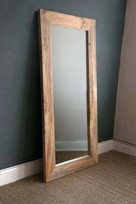 Oak Full Length Wall Mirror – Shopwiz For Oak Framed Wall Mirrors (Photo 16 of 20)
