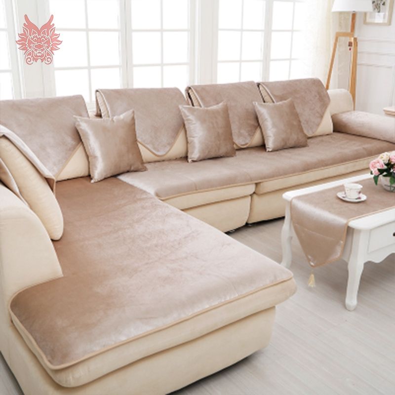 Online Get Cheap Grey Leather Sectional Aliexpress Alibaba Within Slipcover For Leather Sectional Sofas (View 7 of 15)