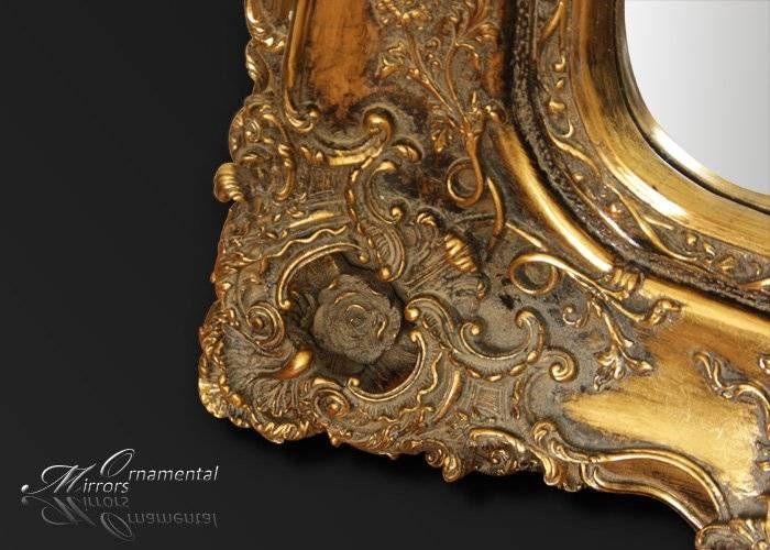 Opulance Gold Rococo Wall Mirror Intended For Rococo Wall Mirrors (View 13 of 20)