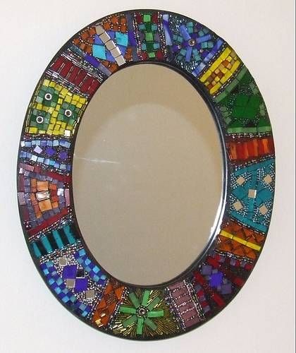 Opus Mosaics 39 Custom Mosaic Mirrorsjosh Hilzendeger Hand With Large Mosaic Mirrors (Photo 20 of 30)