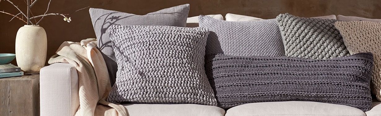 Organic Decorative Throw Pillows Coyuchi Within Oversized Sofa Pillows (Photo 10 of 15)