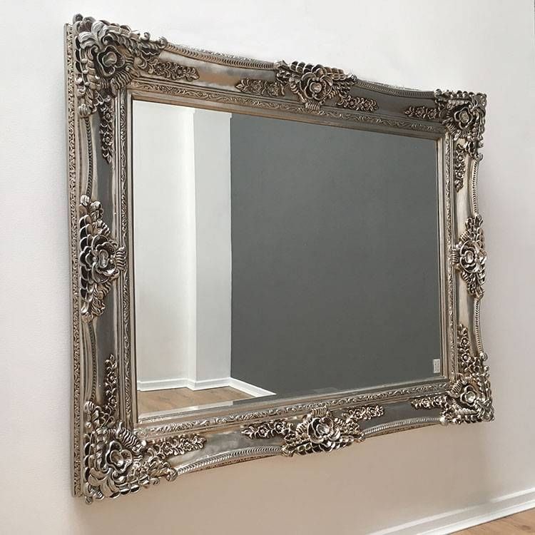 Ornate Framed Mirrors | Shabby Chic Mirrors | Exclusive Mirrors With Silver Ornate Framed Mirrors (View 8 of 20)