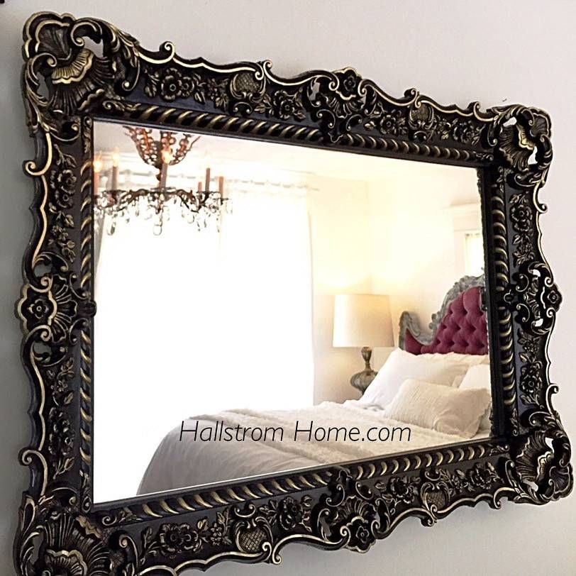 Ornate Mirrors Bring So Much Excitement To Home Decor ~ Hallstrom Home Throughout Ornate Black Mirrors (Photo 20 of 20)