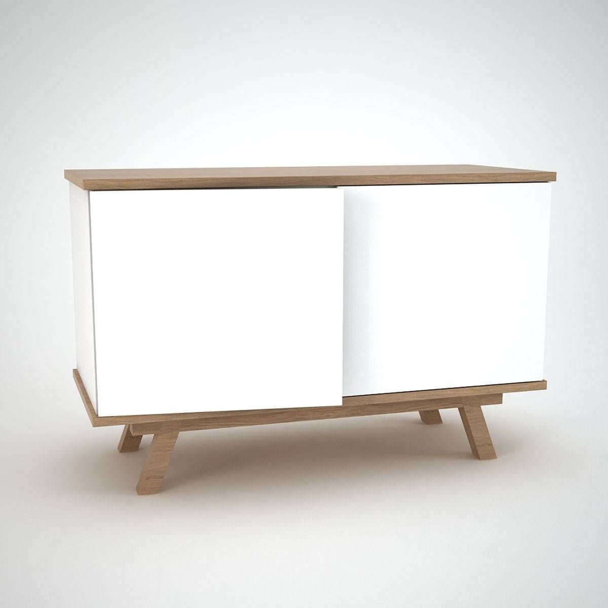 Ottawa Sideboard (2) White – Join Furniture In White And Wood Sideboard (Photo 3 of 20)