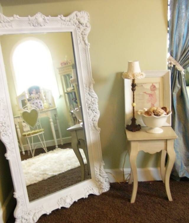 Oval Shabby Chic Mirrors | Home Design Ideas Inside Large White Shabby Chic Mirrors (Photo 10 of 15)