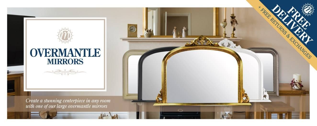Over Mantle Mirrors For Sale | Mirror Outlet Inside Overmantel Mirrors (Photo 20 of 20)